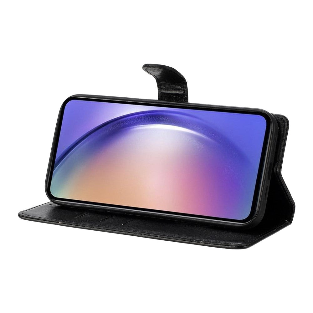 Til Samsung Galaxy A06 4G Pung Telefonetui Sommerfugl Blomsterpræg Læder Flip Cover