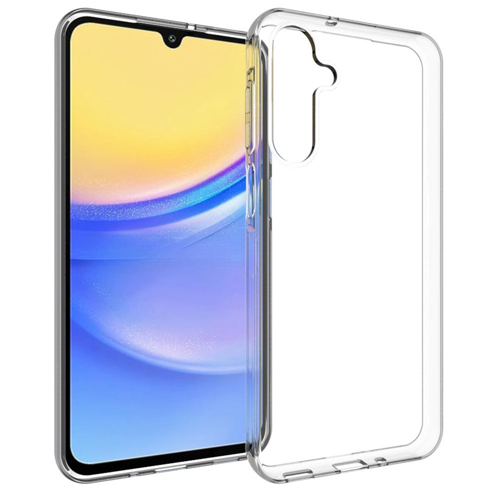 Til Samsung Galaxy A16 5G / A16 4G gennemsigtigt telefoncover, vandmærkebestandigt TPU-bagcover