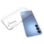 Til Samsung Galaxy A16 5G / A16 4G gennemsigtigt telefoncover, vandmærkebestandigt TPU-bagcover