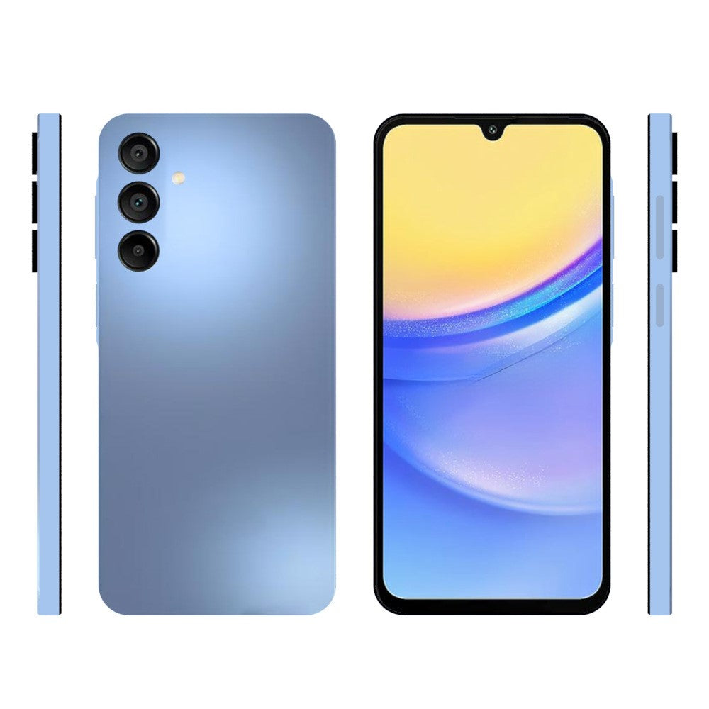Til Samsung Galaxy A16 5G / A16 4G gennemsigtigt telefoncover, vandmærkebestandigt TPU-bagcover