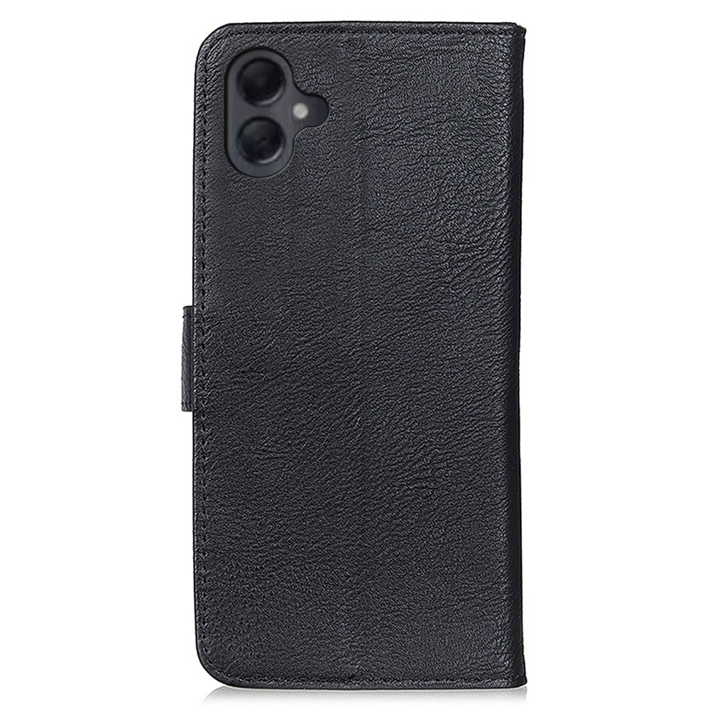 KHAZNEH Til Samsung Galaxy A06 4G Pung Etui Koskinds tekstur Læder Flip Telefoncover