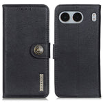 KHAZNEH Plånboksfodral för OnePlus Nord 4 i läder med lädertextur – Flipfodral