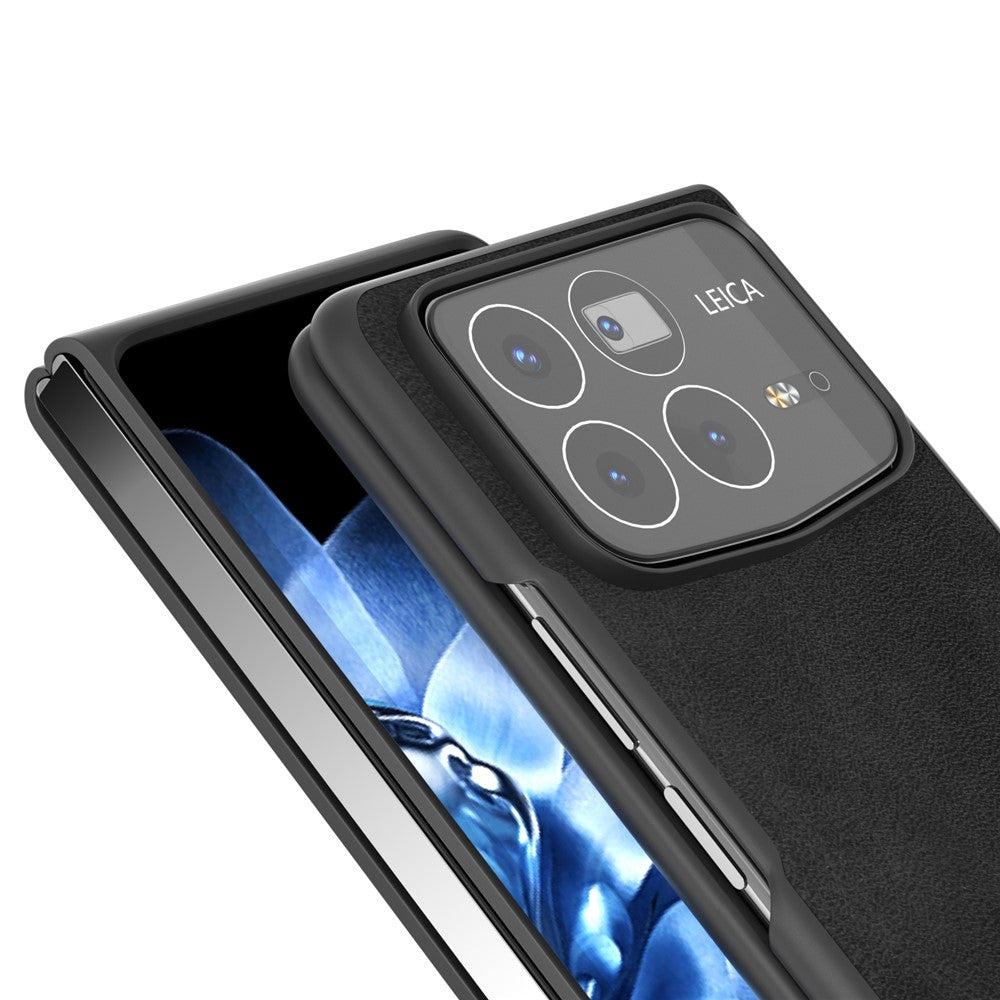 For Xiaomi Mix Fold 4 5G Case Cowhide Texture Hard PC+PU Protective Phone Cover