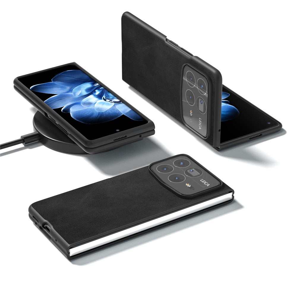 For Xiaomi Mix Fold 4 5G Case Cowhide Texture Hard PC+PU Protective Phone Cover