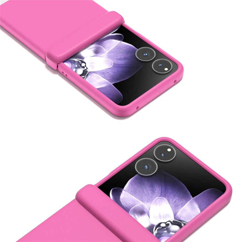 For Xiaomi Mix Flip 5G Case Skin Feel PC Phone Cover with Hinge Protection