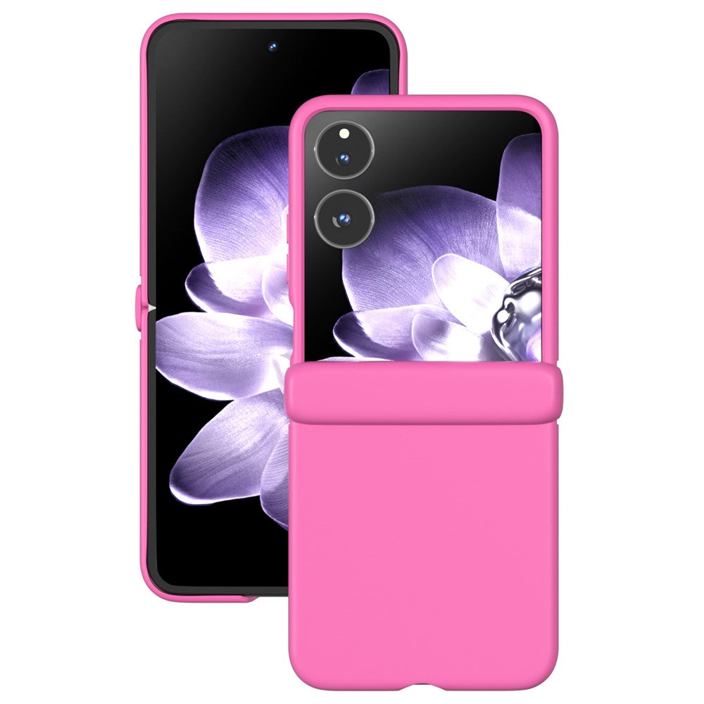 For Xiaomi Mix Flip 5G Case Skin Feel PC Phone Cover with Hinge Protection