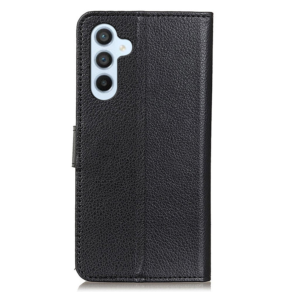 Til Samsung Galaxy A16 5G / A16 4G Pung Etui PU Læder Telefoncover Litchi Tekstur