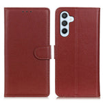 Til Samsung Galaxy A16 5G / A16 4G Pung Etui PU Læder Telefoncover Litchi Tekstur