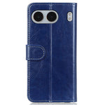 OnePlus Nord 4-skal Crazy Horse Texture PU-lädermobilstativ