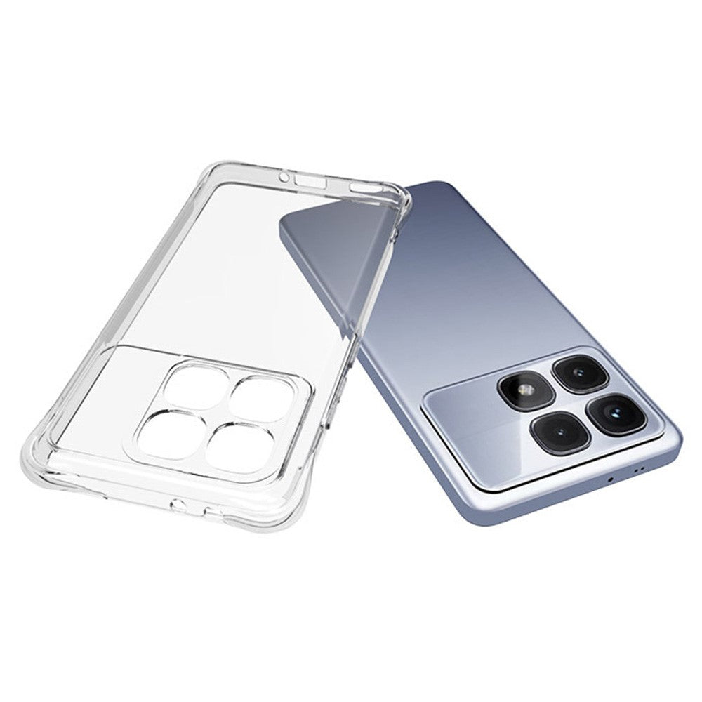 For Xiaomi Redmi K70 Ultra TPU Phone Case Non-Slip Transparent Mobile Phone Cover