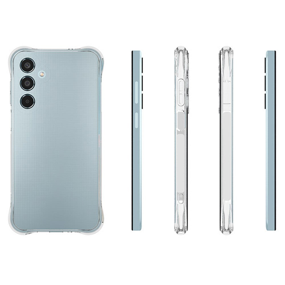 For Samsung Galaxy M35 5G TPU Phone Case Non-Slip Transparent Mobile Phone Cover