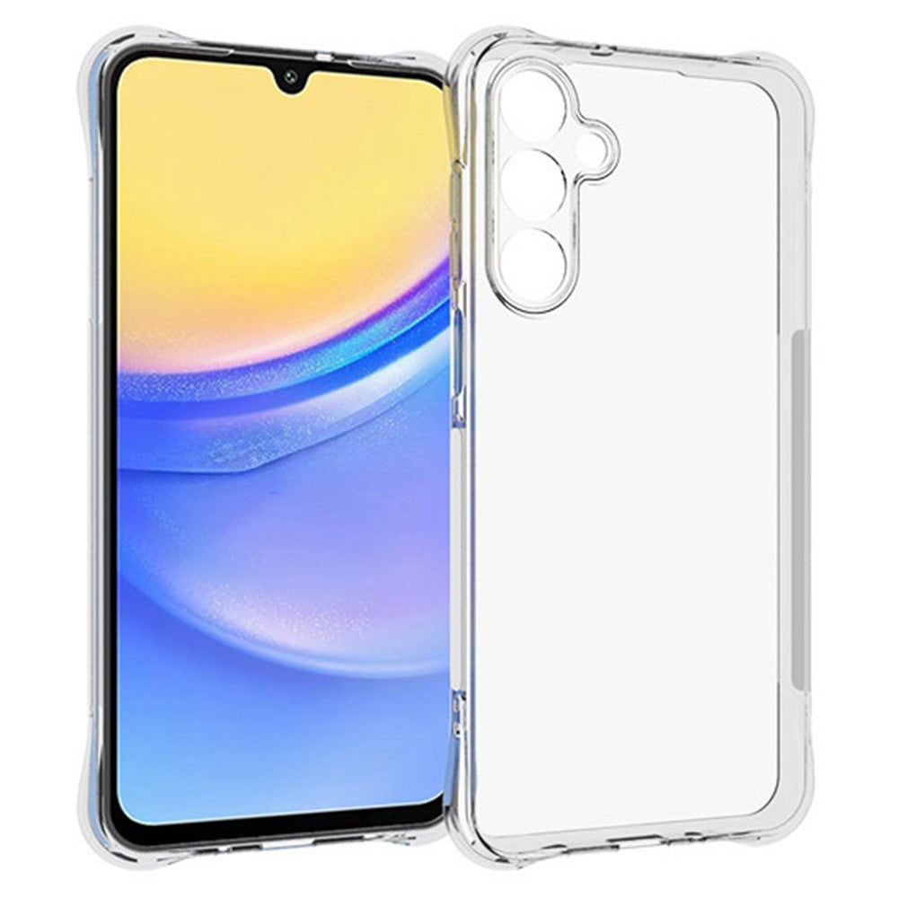 Til Samsung Galaxy A16 5G / A16 4G TPU telefoncover skridsikkert gennemsigtigt mobiltelefoncover