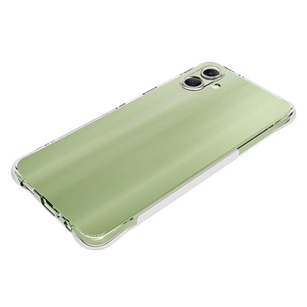 For Samsung Galaxy A06 4G TPU Phone Case Non-Slip Transparent Mobile Phone Cover