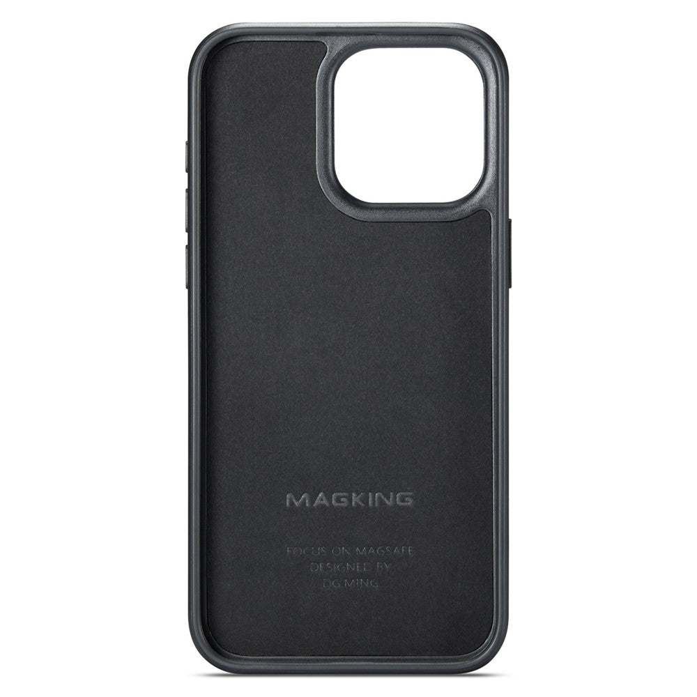 MAGKING K1-serien til iPhone 14 Pro magnetisk cover PC+TPU+PU-læder stødsikkert telefoncover