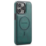 MAGKING K1-serien til iPhone 14 Pro magnetisk cover PC+TPU+PU-læder stødsikkert telefoncover