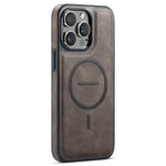 MAGKING K1-serien til iPhone 14 Pro magnetisk cover PC+TPU+PU-læder stødsikkert telefoncover