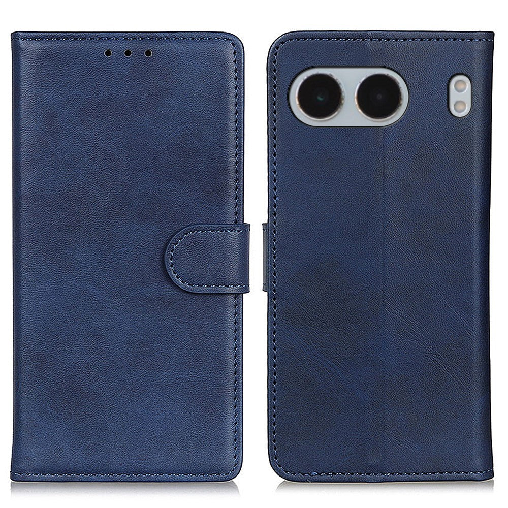 For OnePlus Nord 4 Stand Wallet Case Cowhide Texture Leather Phone Cover