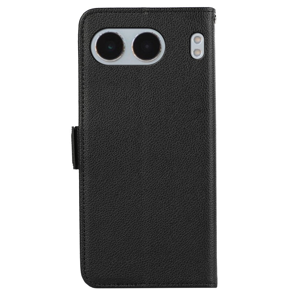ABEEL För OnePlus Nord 4 Skal Litchi Texture Läder RFID-blockerande mobilskal
