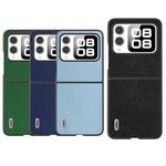 ABEEL For Huawei nova Flip 5G Case Litchi Texture Genuine Cow Leather+PC Phone Cover