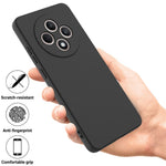 For Oppo Reno12 F 5G Case Anti-Drop Liquid Silicone Phone Cover with Strap