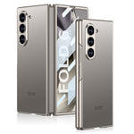 GKK For Samsung Galaxy Z Fold6 5G Case Protective PC+PU Phone Cover with Screen Film