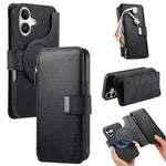 CASENEO MW-02 For iPhone 16 Leather Case Detachable Magnetic Phone Cover
