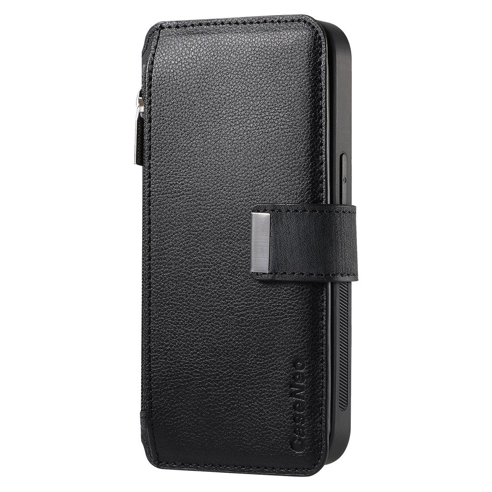 CASENEO MW-02 For iPhone 16 Leather Case Detachable Magnetic Phone Cover