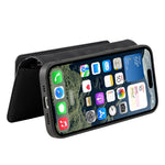 CASENEO MW-02 For iPhone 16 Leather Case Detachable Magnetic Phone Cover