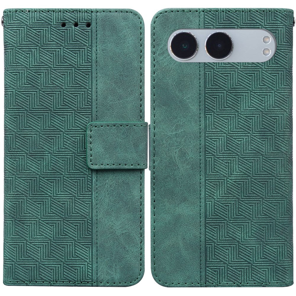 For OnePlus Nord 4 Case Geometry Pattern Leather Wallet Phone Cover