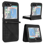 For Samsung Galaxy Z Flip7 FE 5G / Z Flip6 5G Leather Wallet Case Butterfly Flower Imprinted Phone Cover with Strap