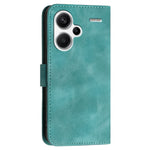 For Xiaomi Redmi Note 13 Pro+ 5G Leather Wallet Case Butterfly Flower Imprinted Phone Cover with Strap