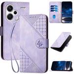 For Xiaomi Redmi Note 13 Pro+ 5G Leather Wallet Case Butterfly Flower Imprinted Phone Cover with Strap
