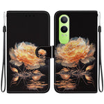 OnePlus Nord CE4 Lite 5G Plånboksfodral med fallskydd i läder, fällbart mönster