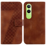For OnePlus Nord CE4 Lite 5G Stand Case 7-Shaped Pattern Imprint Leather Phone Cover