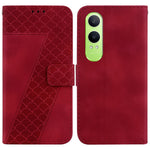 For OnePlus Nord CE4 Lite 5G Stand Case 7-Shaped Pattern Imprint Leather Phone Cover