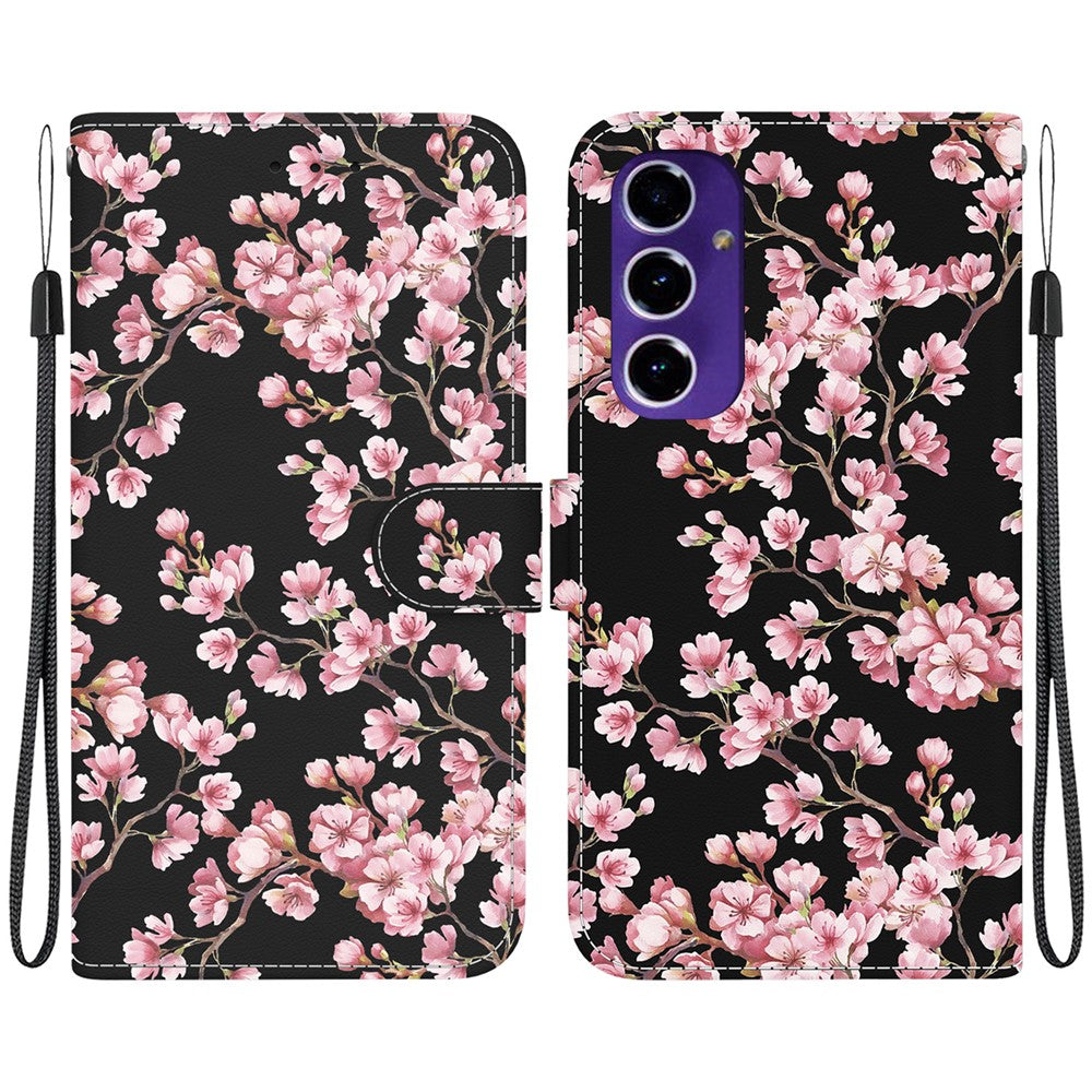 For Samsung Galaxy A16 5G / A16 4G Wallet Phone Case Anti-Drop Leather Flip Cover Pattern Printing