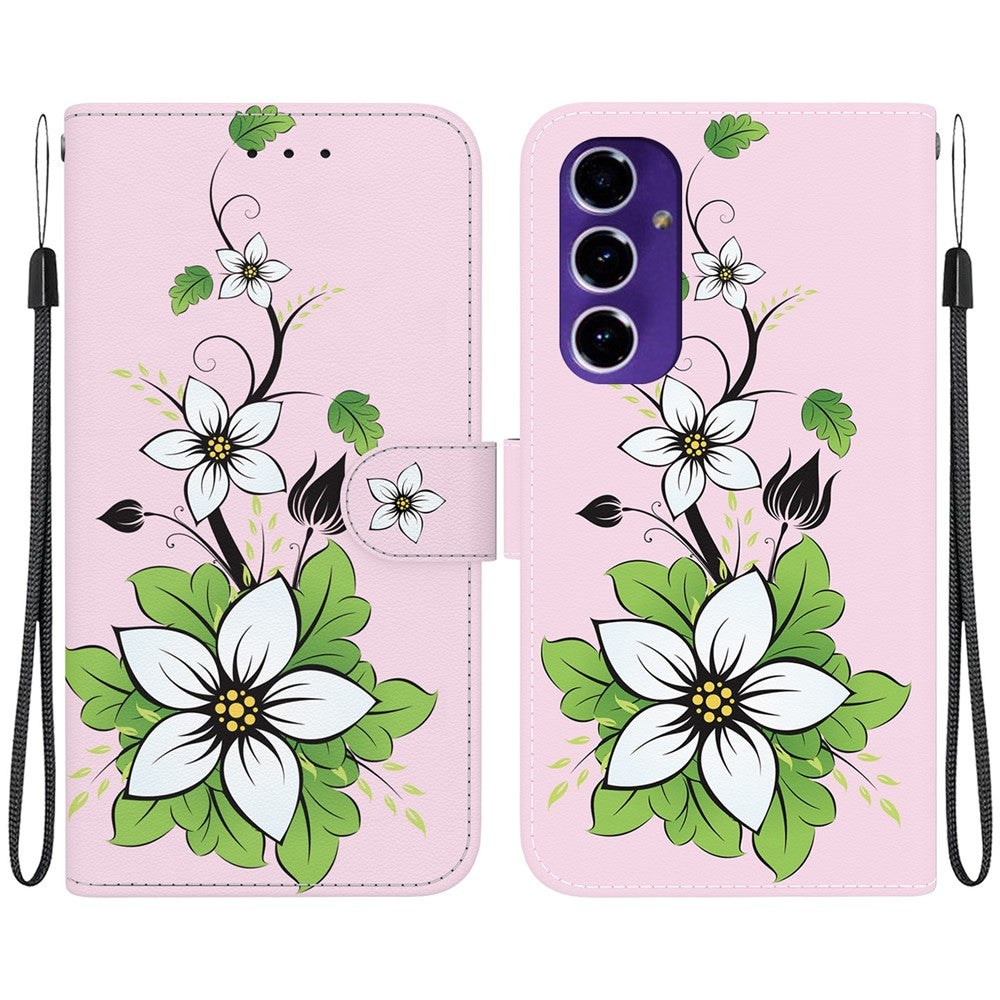 For Samsung Galaxy A16 5G / A16 4G Wallet Phone Case Anti-Drop Leather Flip Cover Pattern Printing