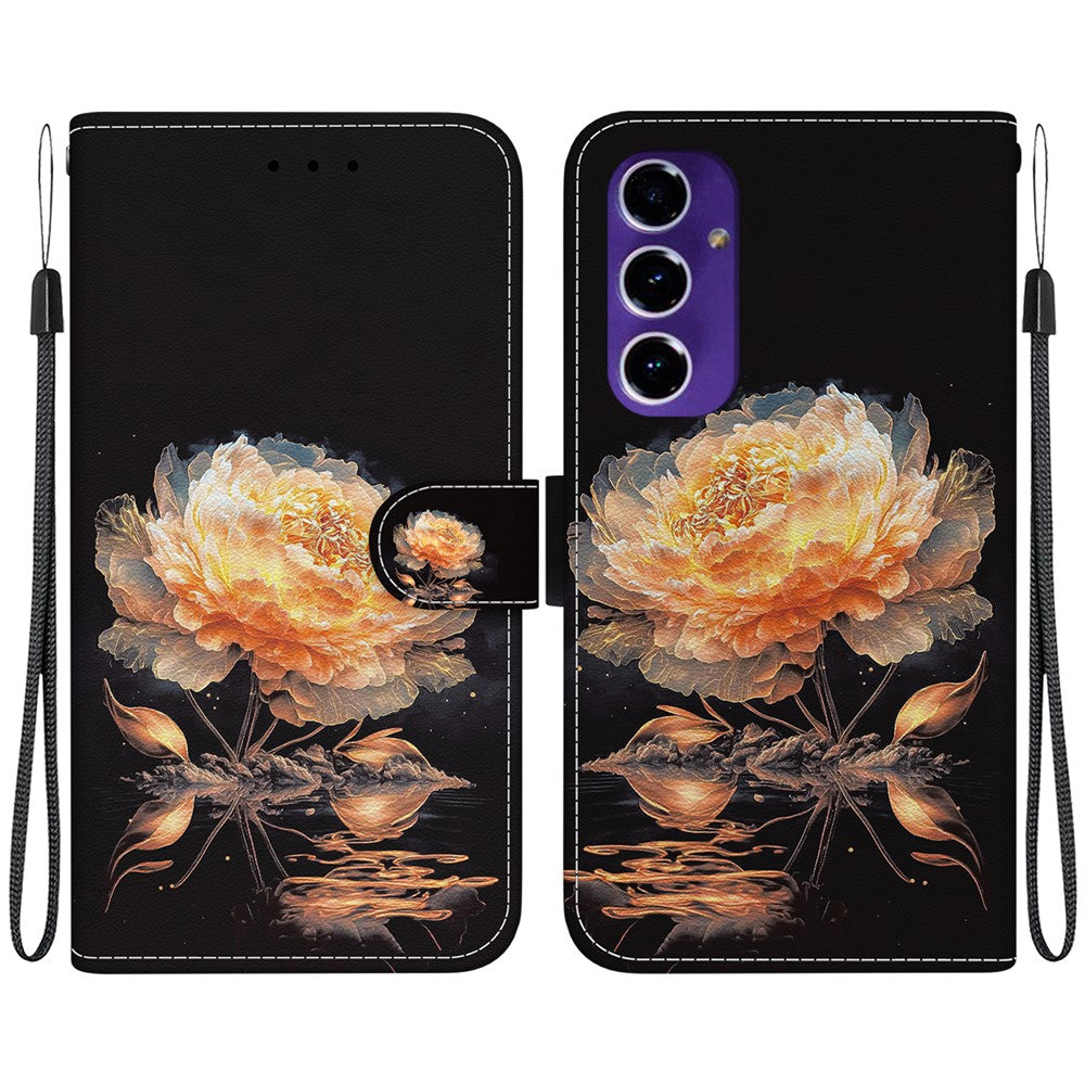 For Samsung Galaxy A16 5G / A16 4G Wallet Phone Case Anti-Drop Leather Flip Cover Pattern Printing