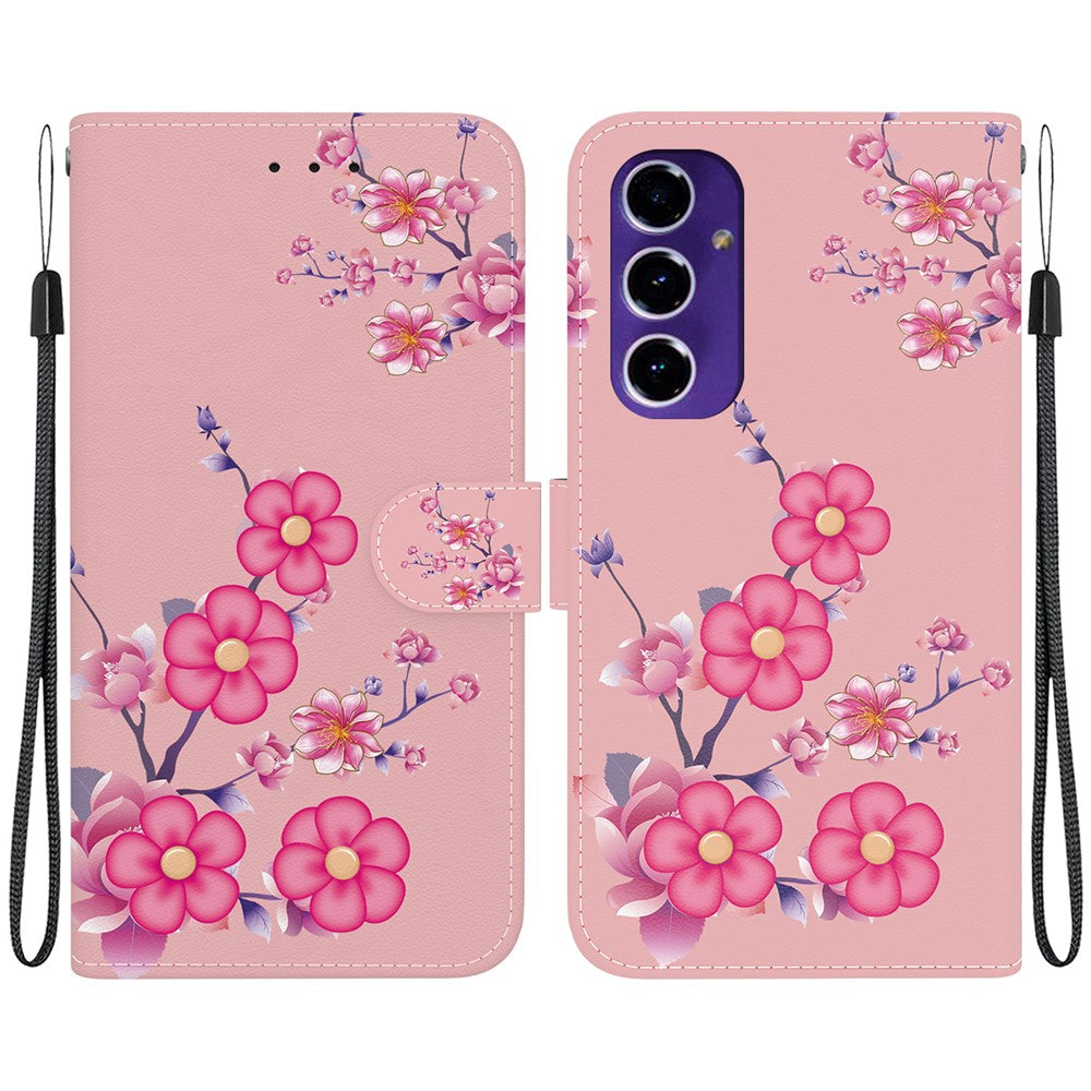 For Samsung Galaxy A16 5G / A16 4G Wallet Phone Case Anti-Drop Leather Flip Cover Pattern Printing