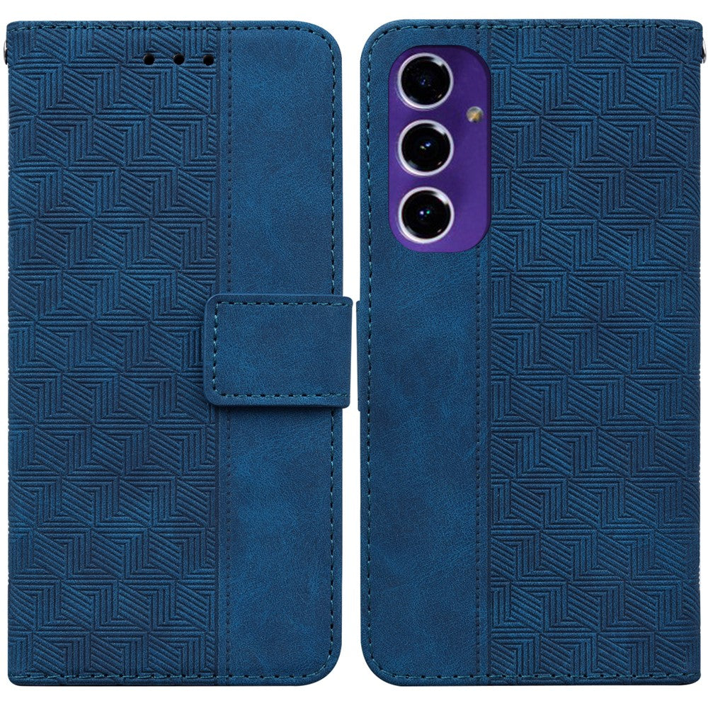Til Samsung Galaxy A16 5G / A16 4G Etui Geometri Mønster Læderpung Telefoncover