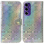 Til Samsung Galaxy A16 5G / A16 4G Stand Cover Dazzling Flower Læder Telefoncover