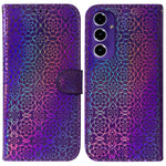 Til Samsung Galaxy A16 5G / A16 4G Stand Cover Dazzling Flower Læder Telefoncover