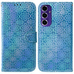 Til Samsung Galaxy A16 5G / A16 4G Stand Cover Dazzling Flower Læder Telefoncover