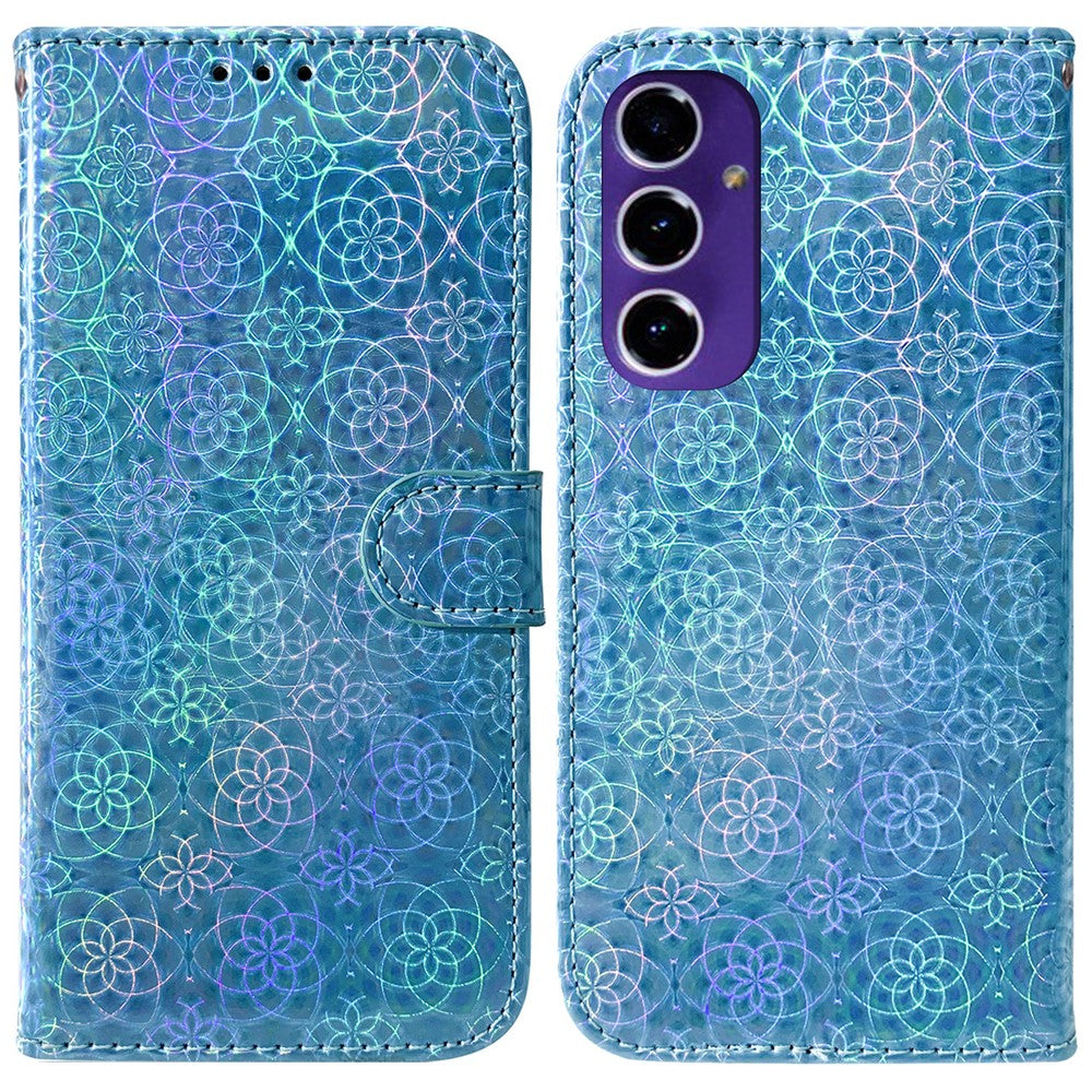 Til Samsung Galaxy A16 5G / A16 4G Stand Cover Dazzling Flower Læder Telefoncover