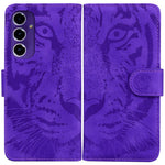 For Samsung Galaxy A16 5G / A16 4G Case Tiger Imprint Leather Wallet Phone Cover