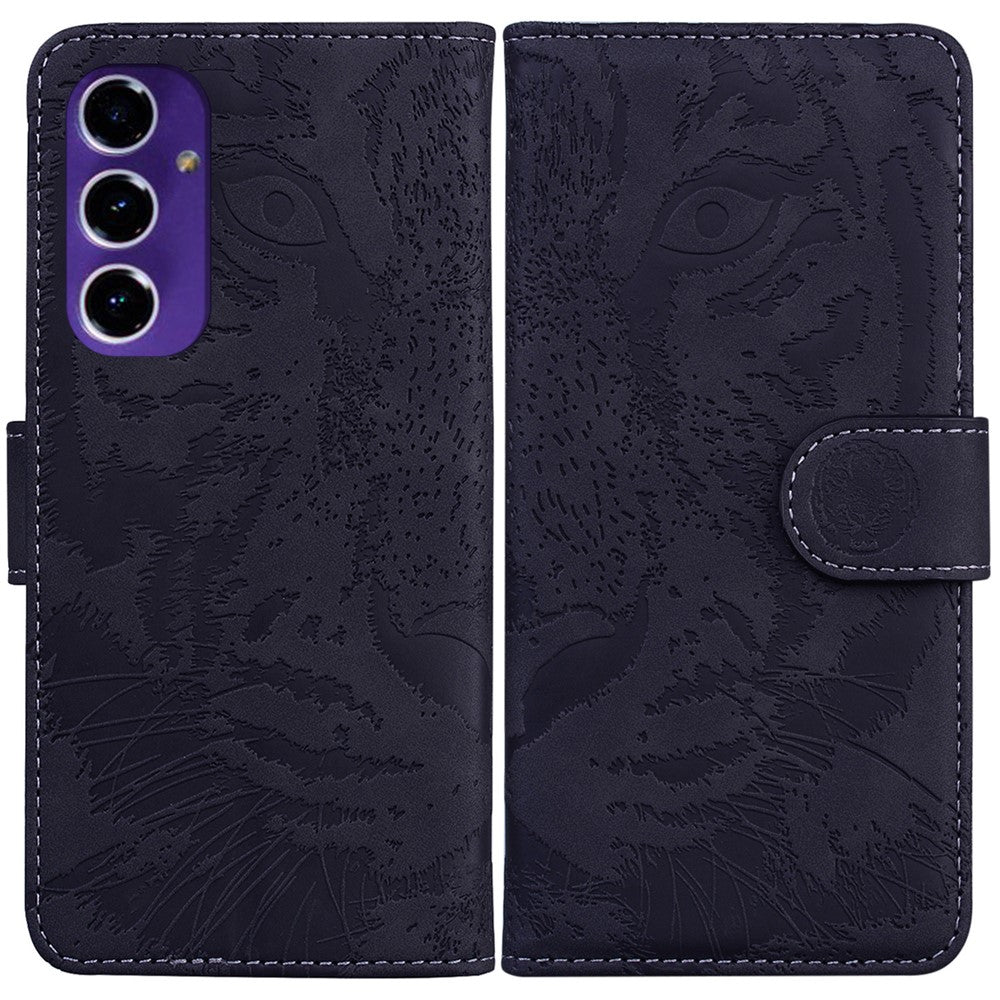 For Samsung Galaxy A16 5G / A16 4G Case Tiger Imprint Leather Wallet Phone Cover