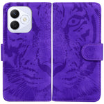 For Honor X60i 5G Case Tiger Imprint Leather Wallet Phone Cover