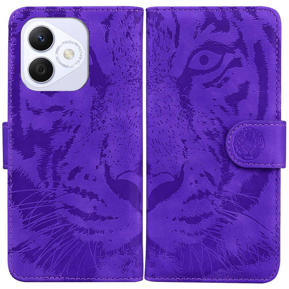 For Honor X60i 5G Case Tiger Imprint Leather Wallet Phone Cover