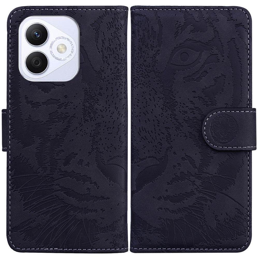For Honor X60i 5G Case Tiger Imprint Leather Wallet Phone Cover