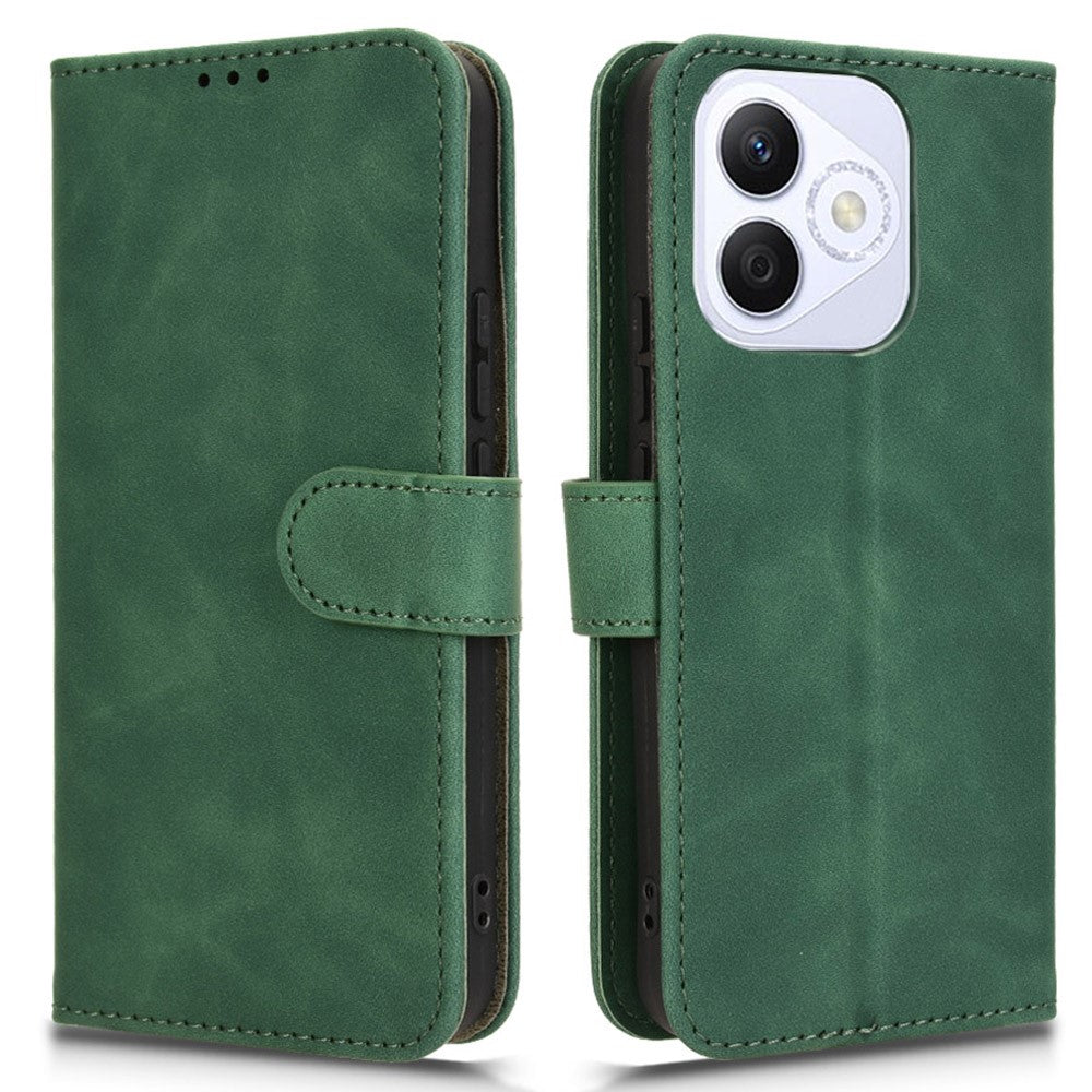 For Honor X60i 5G Leather Case Skin-Feel Anti-Drop Wallet Flip Phone Cover